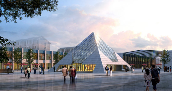 哈尔滨金字塔网架